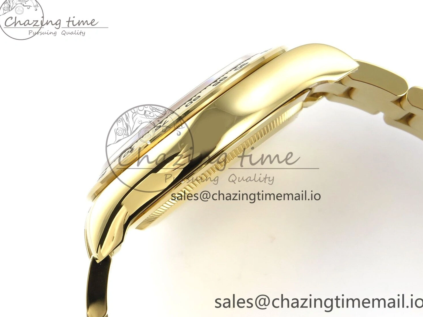 MiroTime 0305 TimelessDesign Daytona 126508 APSF 1:1 Best Edition Black Dial on YG Braclet SH 742